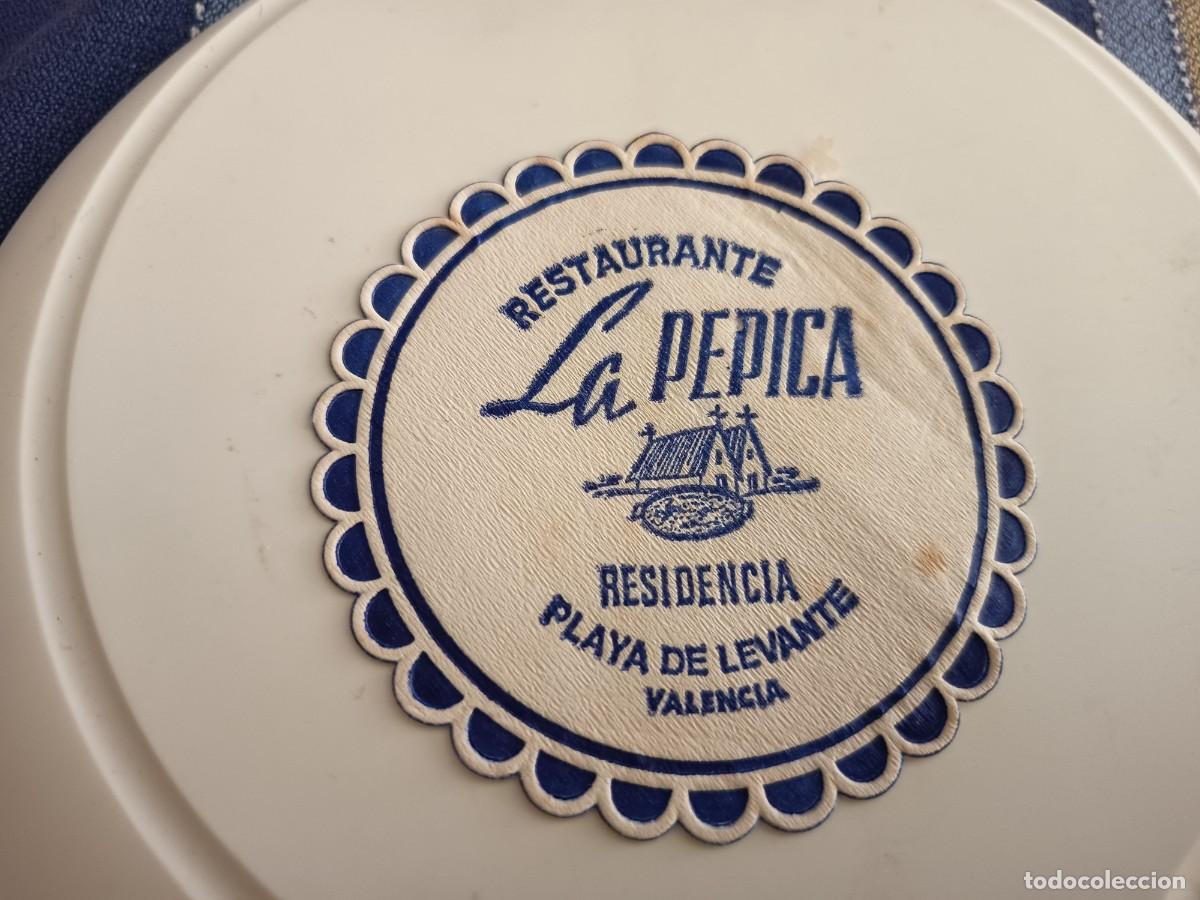 Otros art&iacute;culos de coleccionismo en papel: POSAVASOS RESTAURANTE LA PEPICA-PLAYA DE LEVANTE-VALENCIA