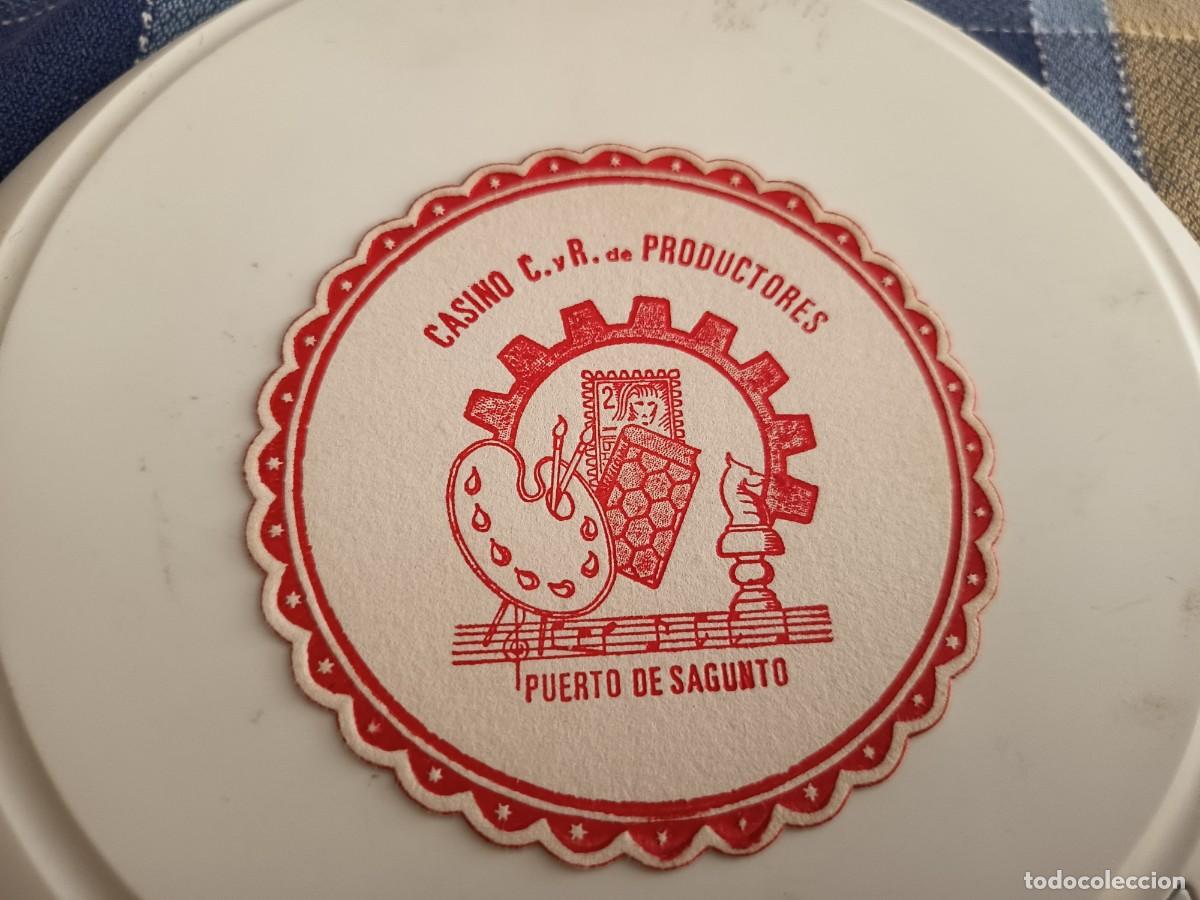 Otros art&iacute;culos de coleccionismo en papel: POSAVASOS CASINO C.R.DE PRODUCTORES-PUERTO DE SAGUNTO-VALENCIA