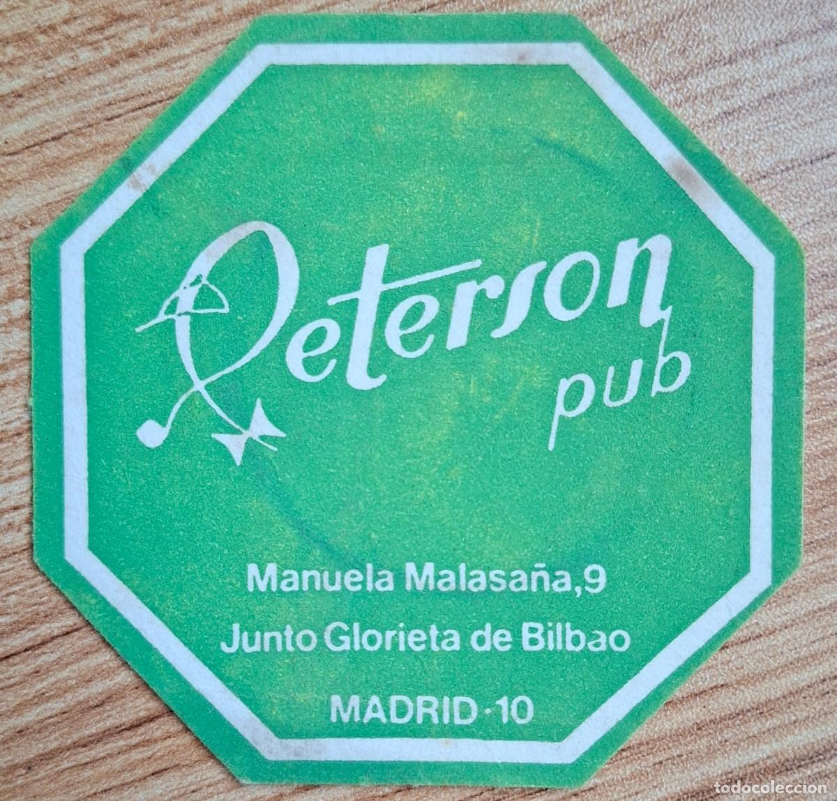 Otros art&iacute;culos de coleccionismo en papel: Posvasos Peterson Pub - Madrid