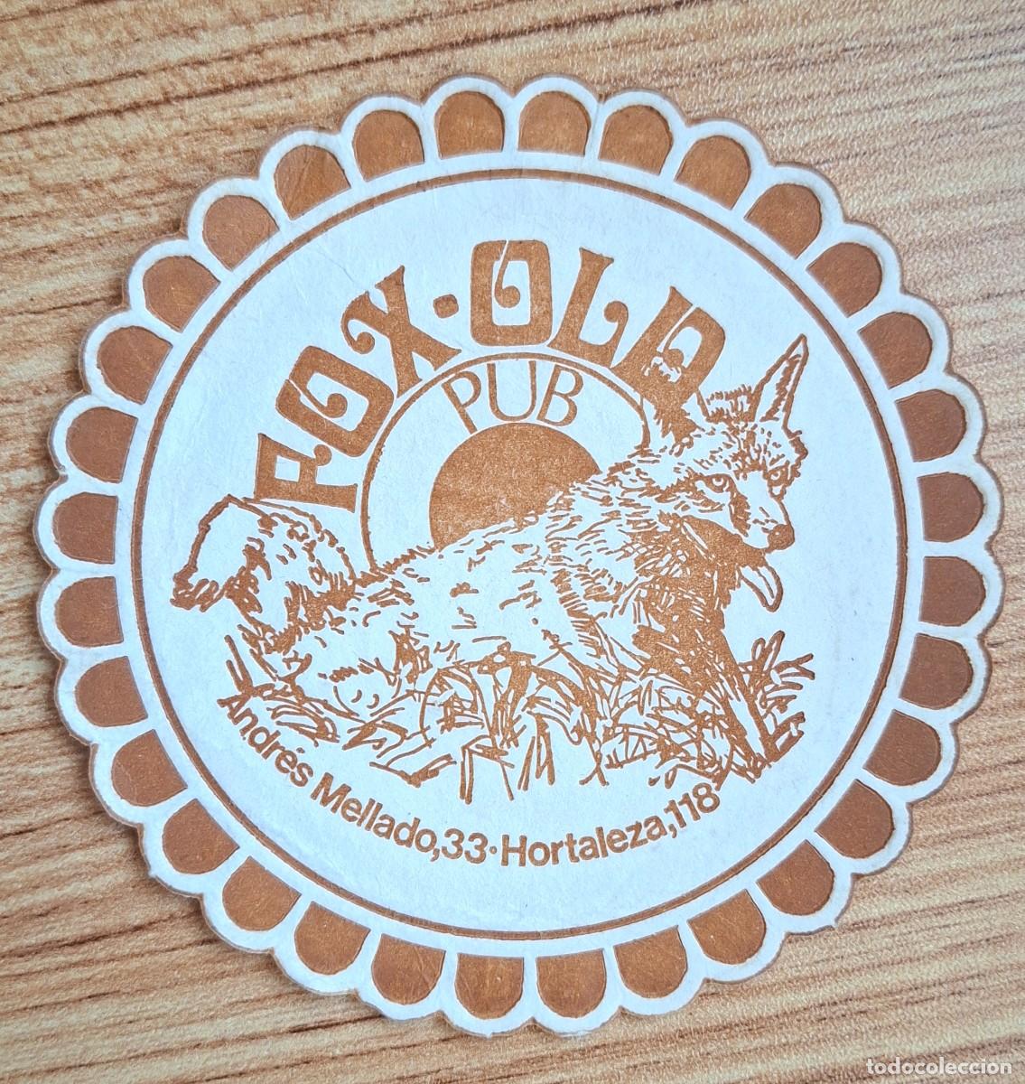 Otros art&iacute;culos de coleccionismo en papel: Posvasos Fox Old Pub - Madrid