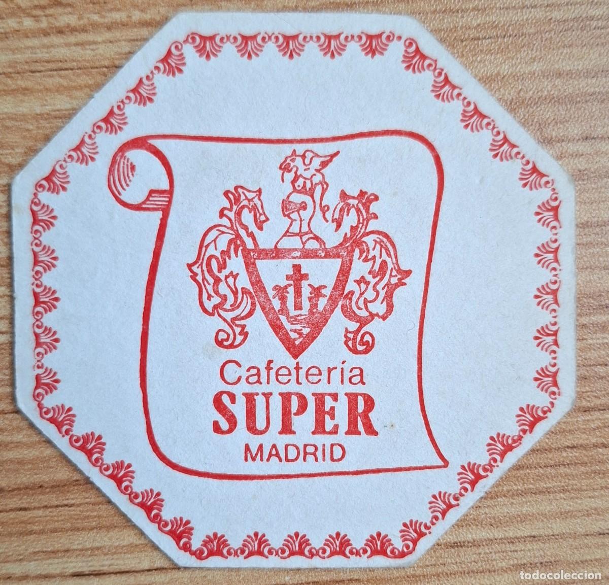 Otros art&iacute;culos de coleccionismo en papel: Posvasos Cafeter&iacute;a Super - Madrid