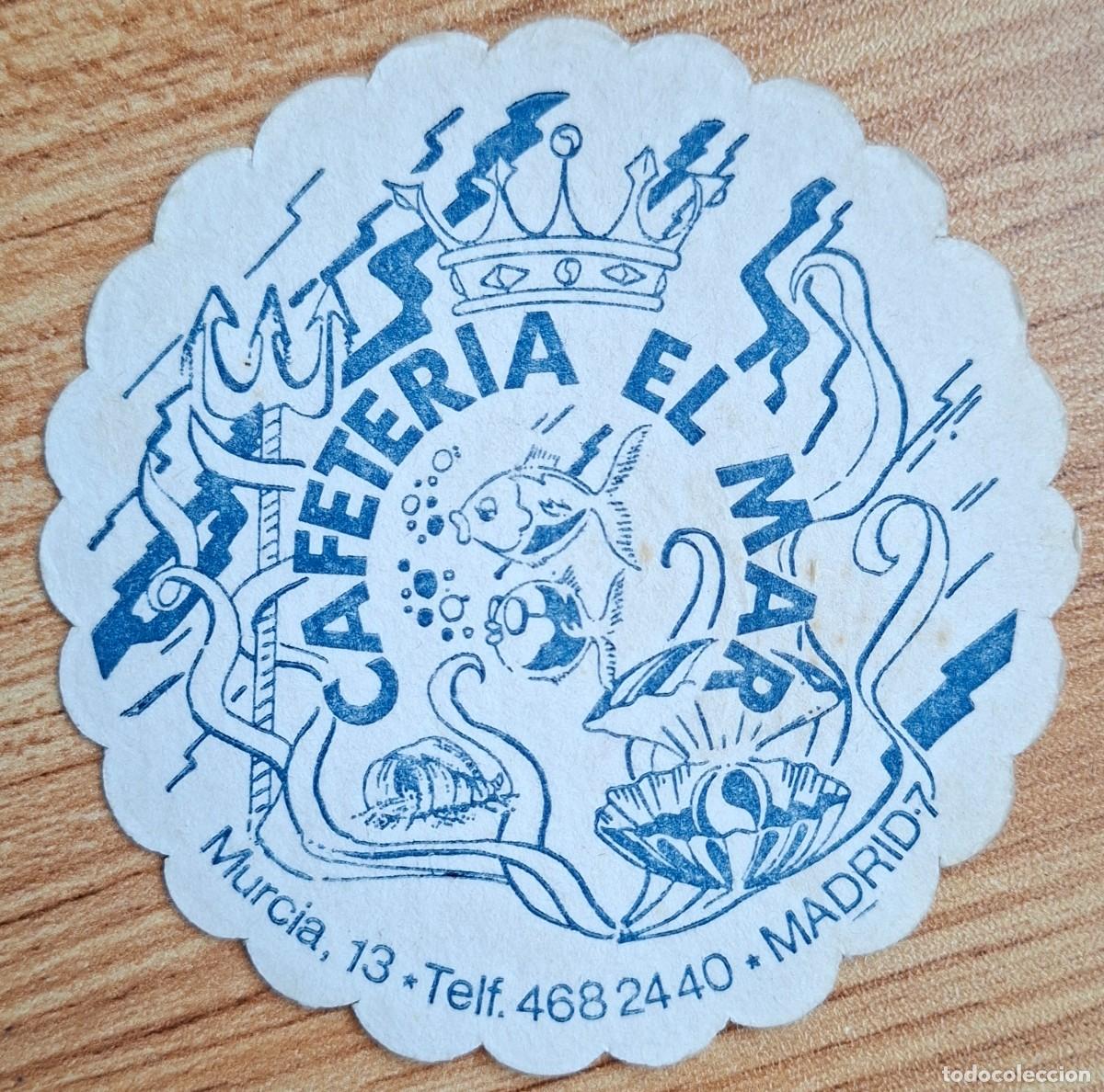 Otros art&iacute;culos de coleccionismo en papel: Posvasos Cafeter&iacute;a El Mar - Madrid