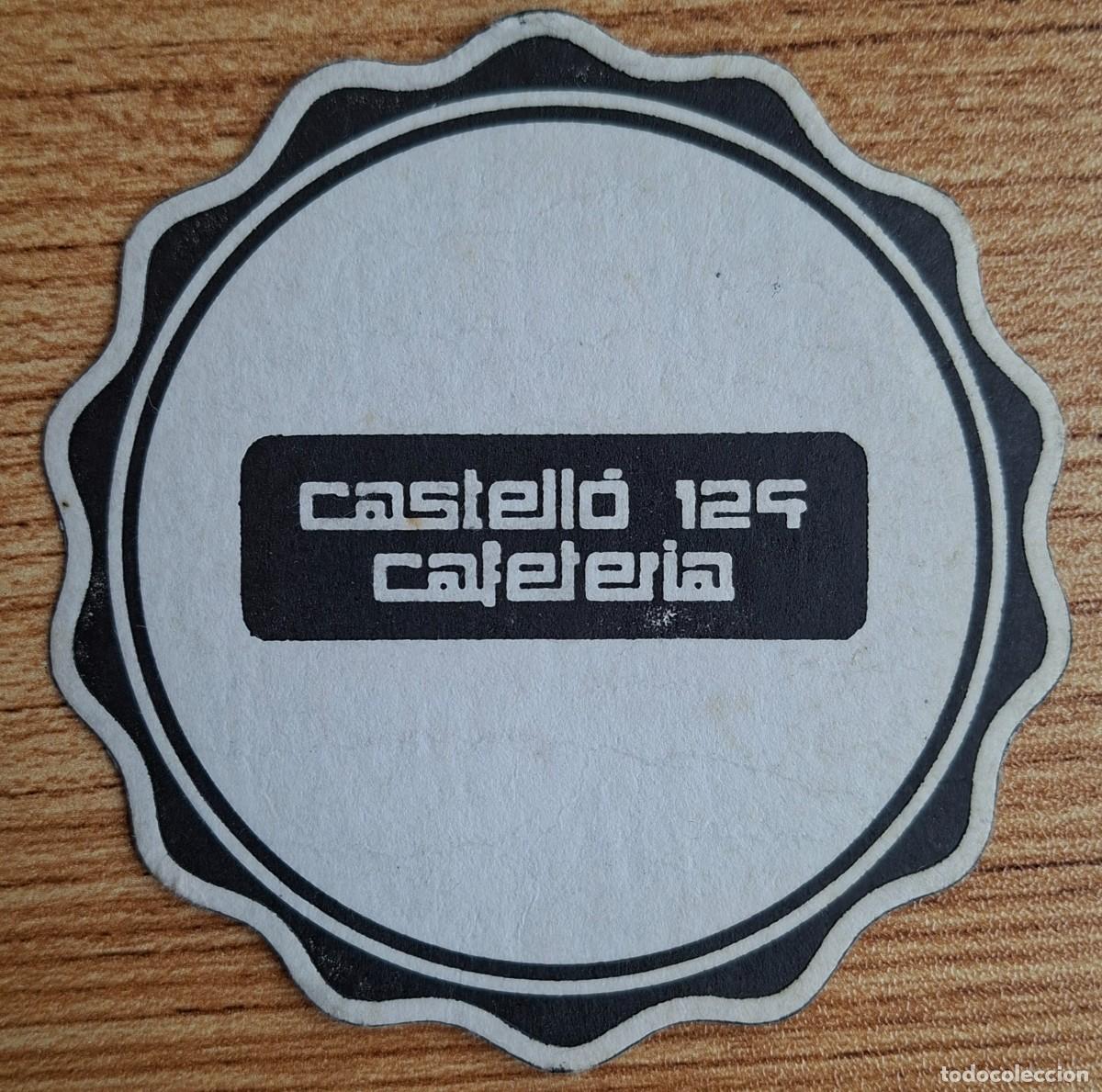 Otros art&iacute;culos de coleccionismo en papel: Posvasos Cafeter&iacute;a Castell&oacute; 124 - Madrid