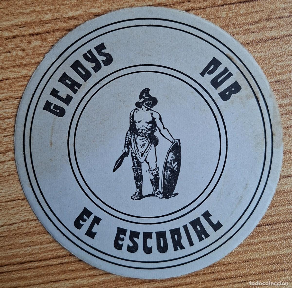 Otros art&iacute;culos de coleccionismo en papel: Posvasos Gladys Pub - El Escorial (Madrid)