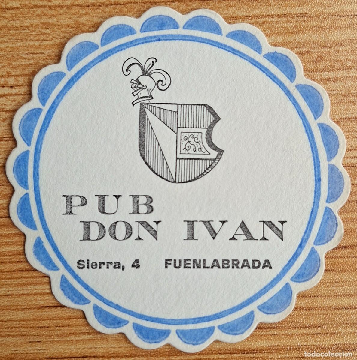 Otros art&iacute;culos de coleccionismo en papel: Posavasos Pub Don Iv&aacute;n - Fuenlabrada (Madrid)