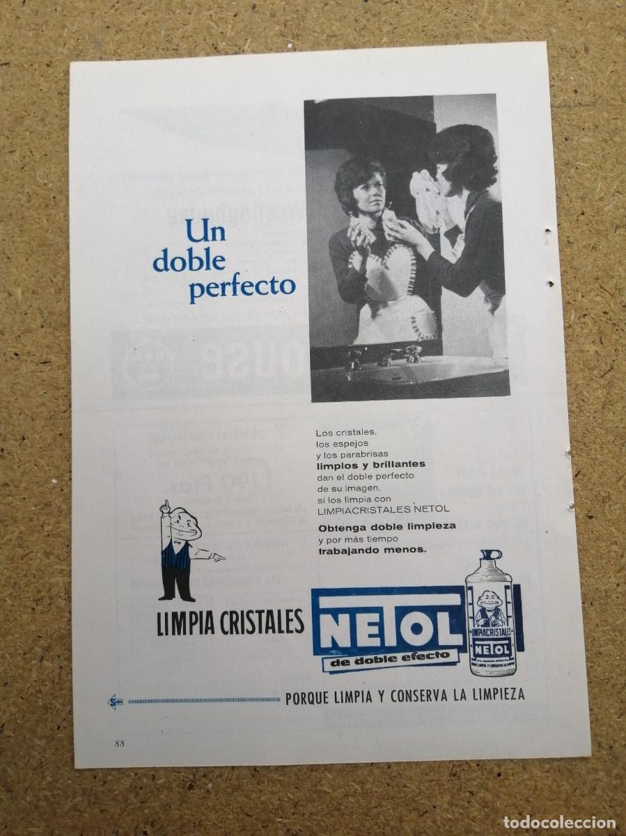 Otros art&iacute;culos de coleccionismo en papel: ANUNCIO. NETOL LIMPIA CRISTALES