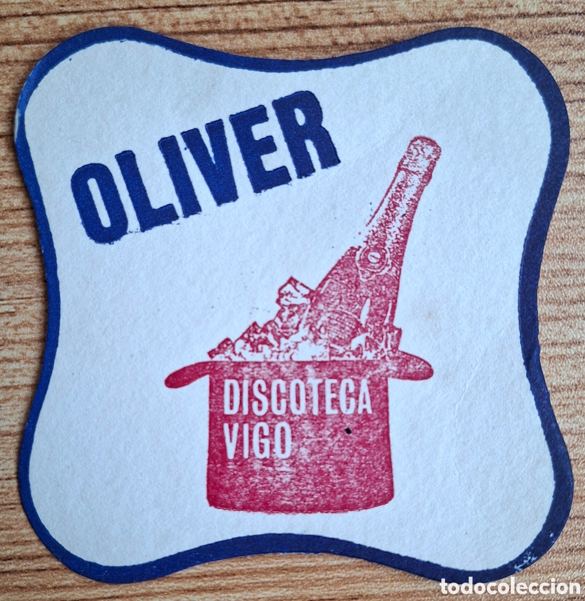 Otros art&iacute;culos de coleccionismo en papel: Posavasos Discoteca Oliver - Vigo (Pontevedra)