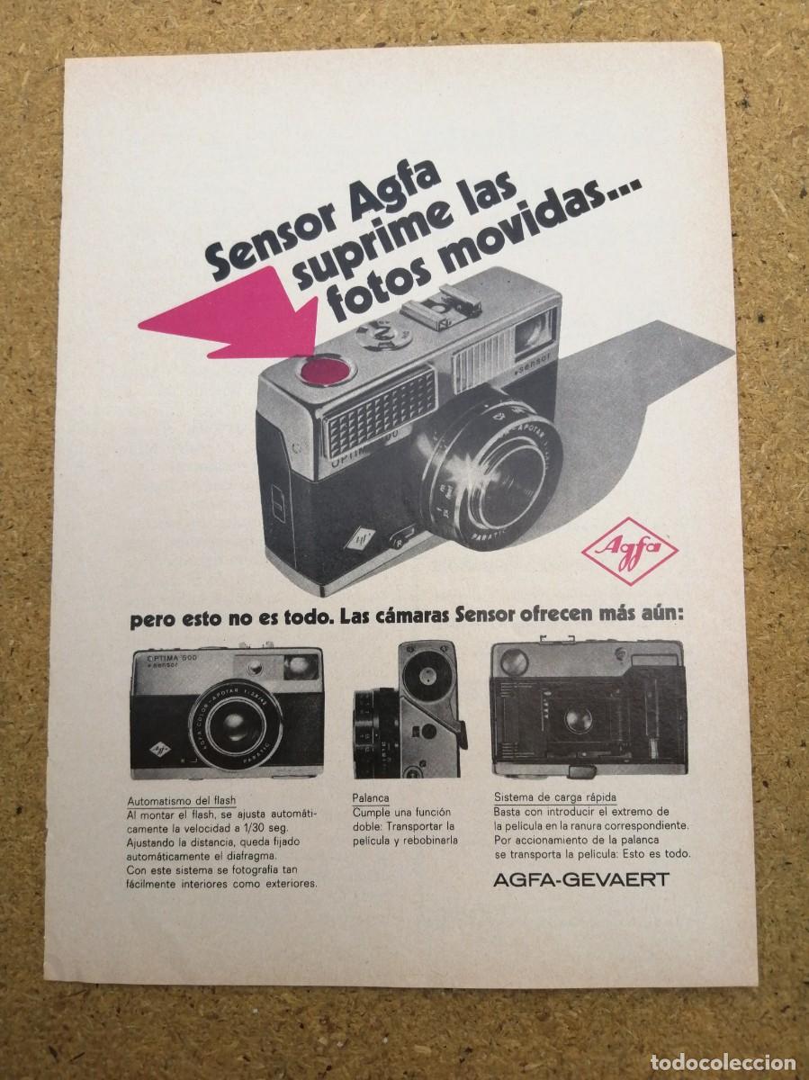 Otros art&iacute;culos de coleccionismo en papel: ANUNCIO. EL SENSOR AGFA SUPRIME LAS FOTOS MOVIDAS