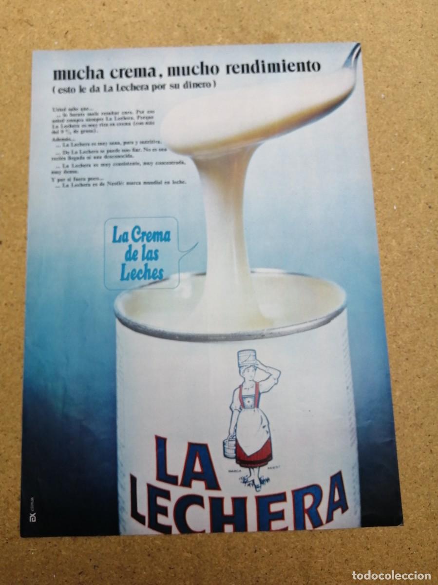 Otros art&iacute;culos de coleccionismo en papel: ANUNCIO. LECHE CONDENSADA LA LECHERA