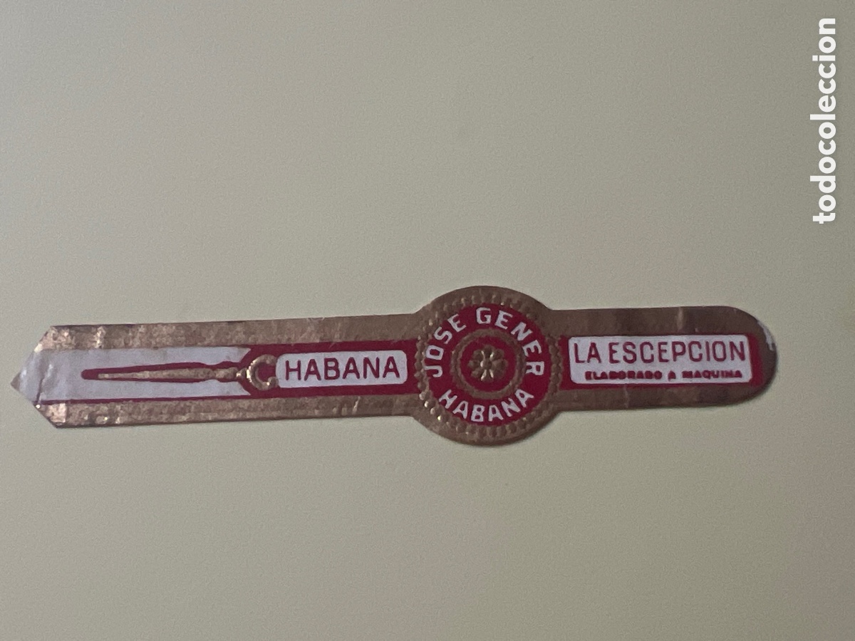 Otros art&iacute;culos de coleccionismo en papel: V3856. VITOLA - CIGAR BAND - BAGUE DE CIGARE -