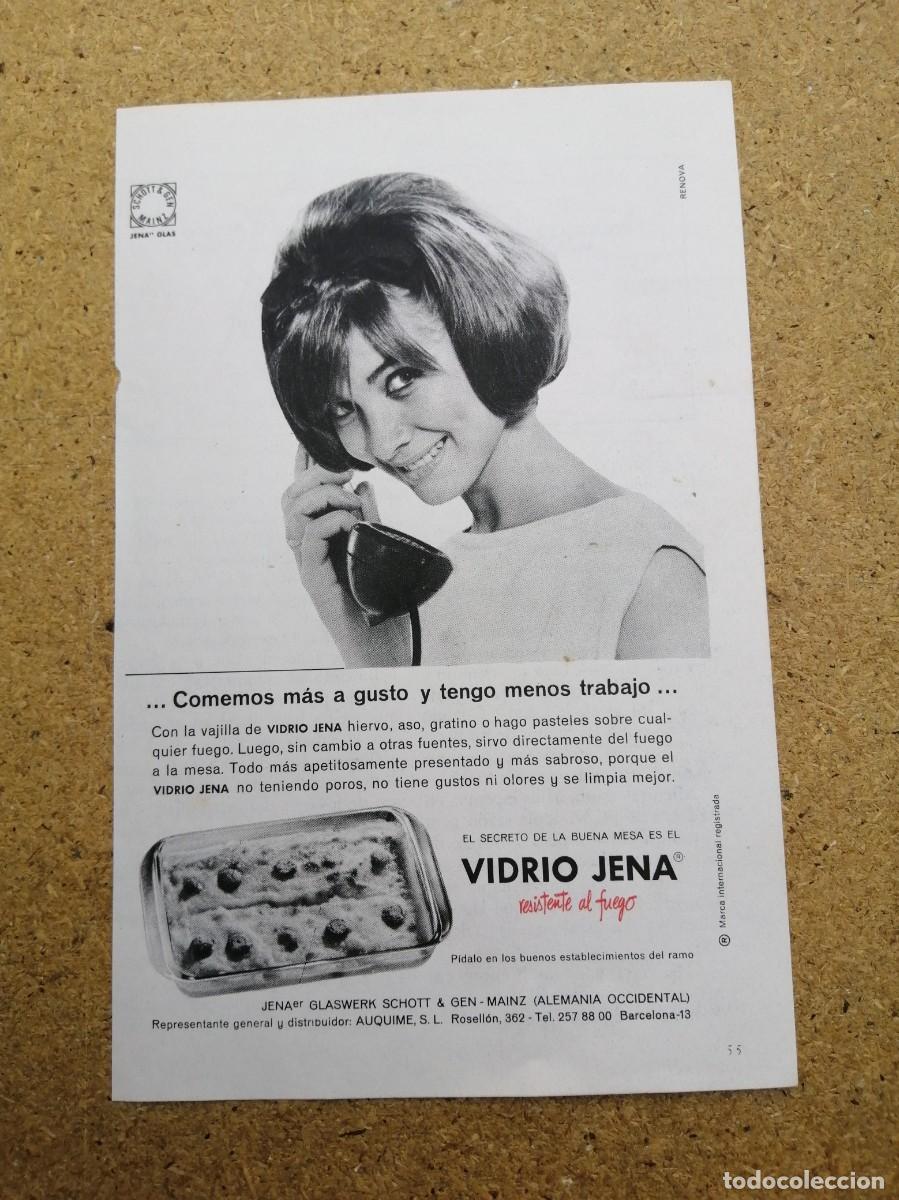 Otros art&iacute;culos de coleccionismo en papel: ANUNCIO. VAJILLA VIDRIO JENA
