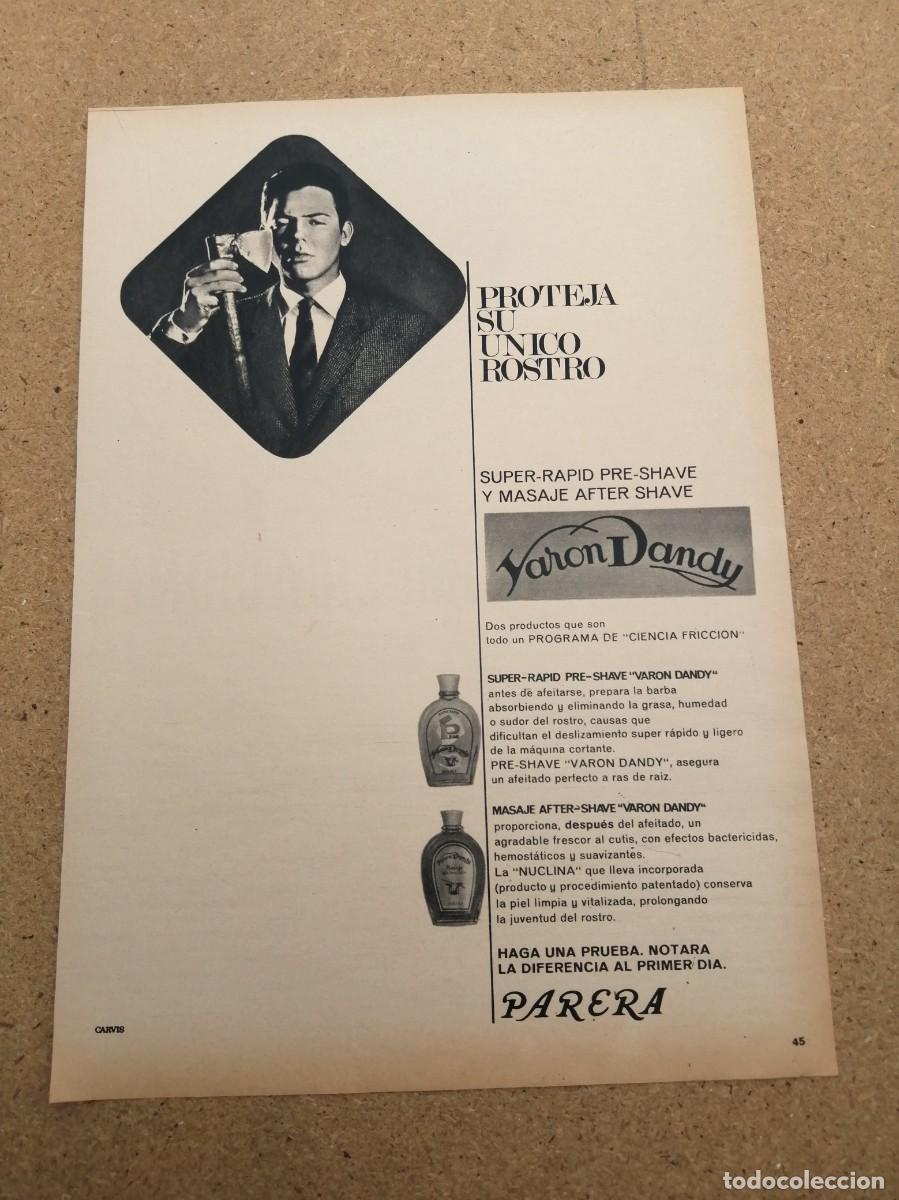 Otros art&iacute;culos de coleccionismo en papel: ANUNCIO. VARON DANDY