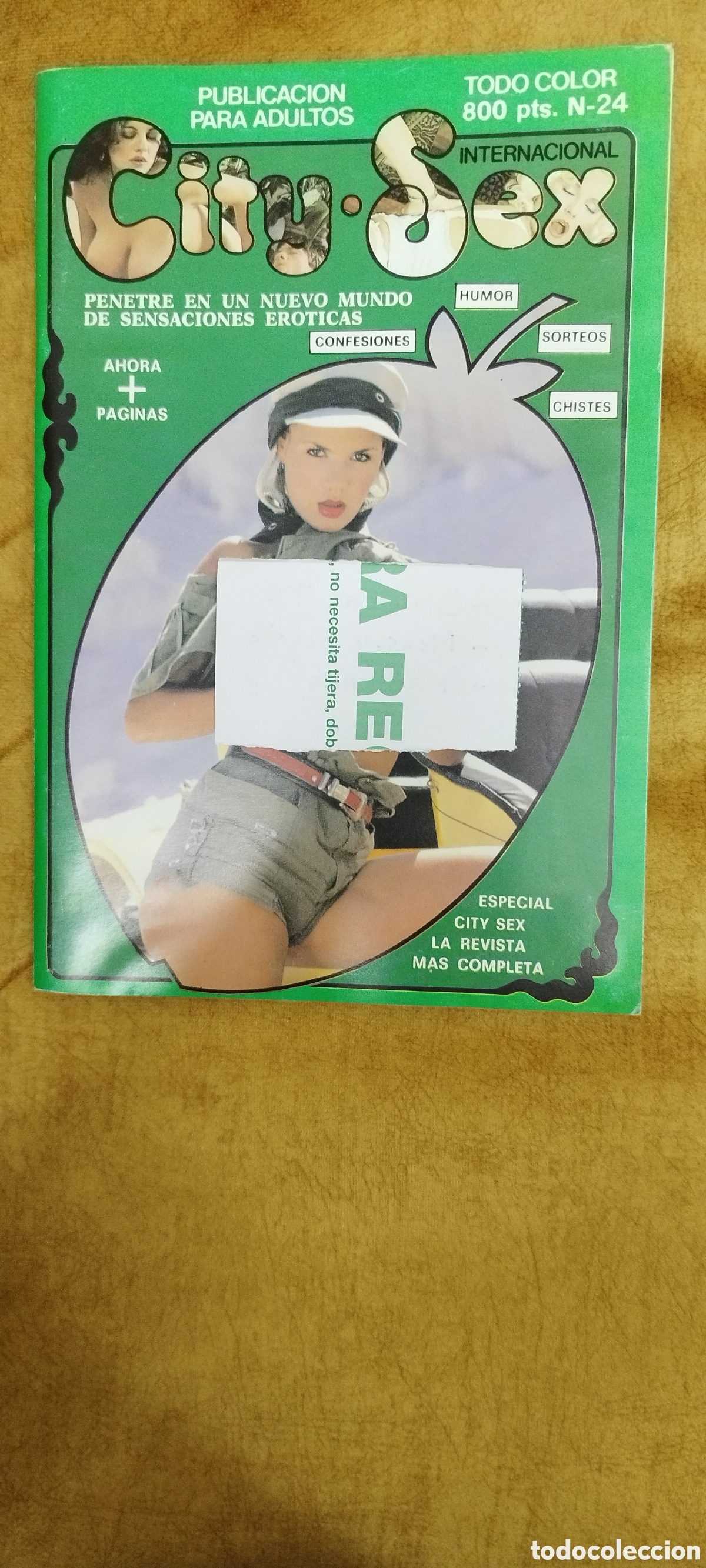 Otros art&iacute;culos de coleccionismo en papel: City Sex 24 porn magazine