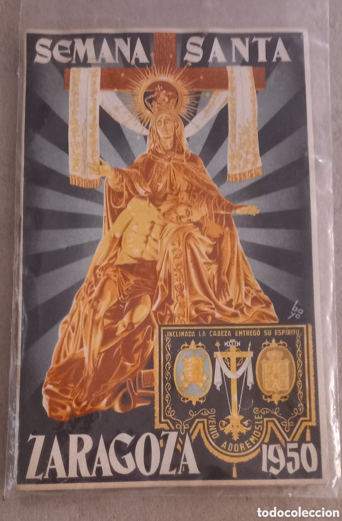 Otros art&iacute;culos de coleccionismo en papel: Librito de la semana Santa e Zaragoza en 1950