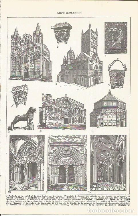 Otros art&iacute;culos de coleccionismo en papel: LAMINA 21515: Arte Romanico - VVAA