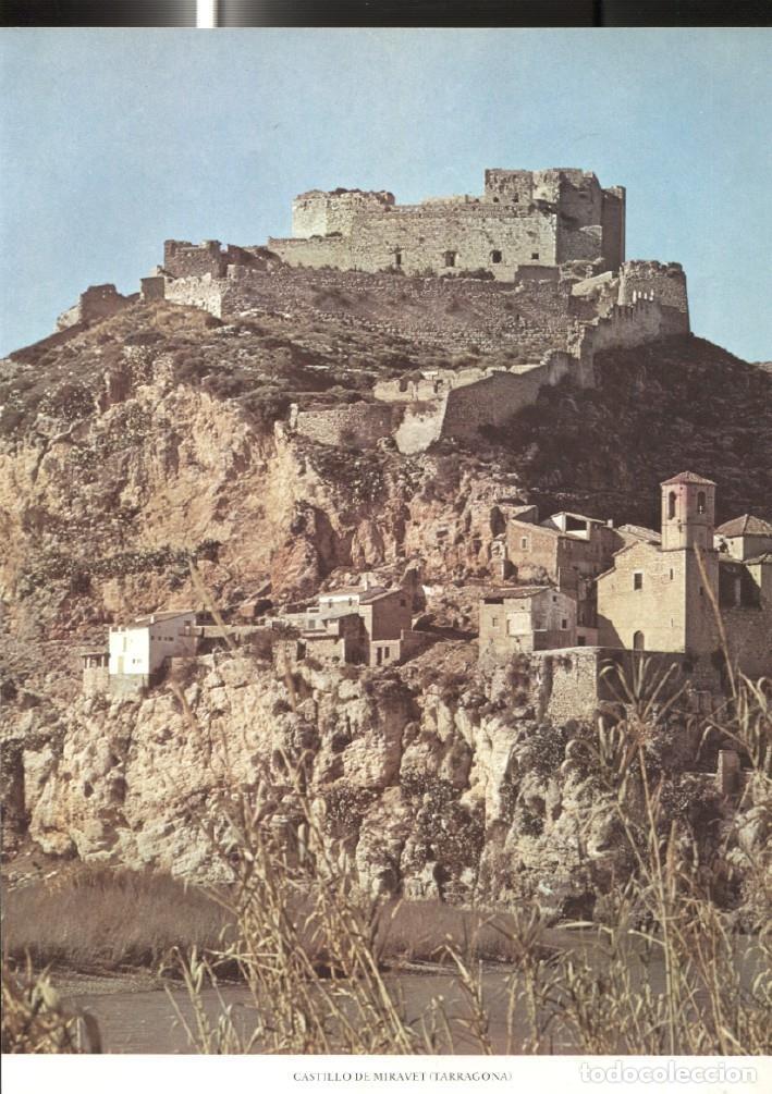 Otros art&iacute;culos de coleccionismo en papel: Lamina Castillos de Espa&ntilde;a: Castillo de Miravet (Tarragona) - Varios
