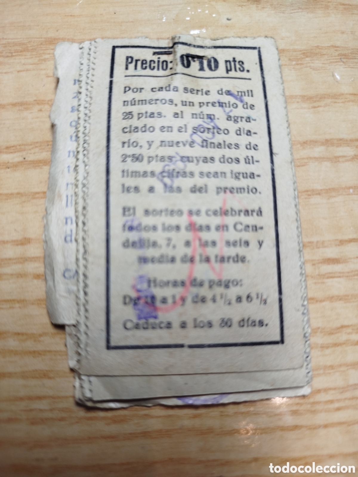 Otros art&iacute;culos de coleccionismo en papel: ​RARO Taco de 22 Cupones Antiguos ONCE Zaragoza 1939 - Posguerra Espa&ntilde;ola - Papelofilia