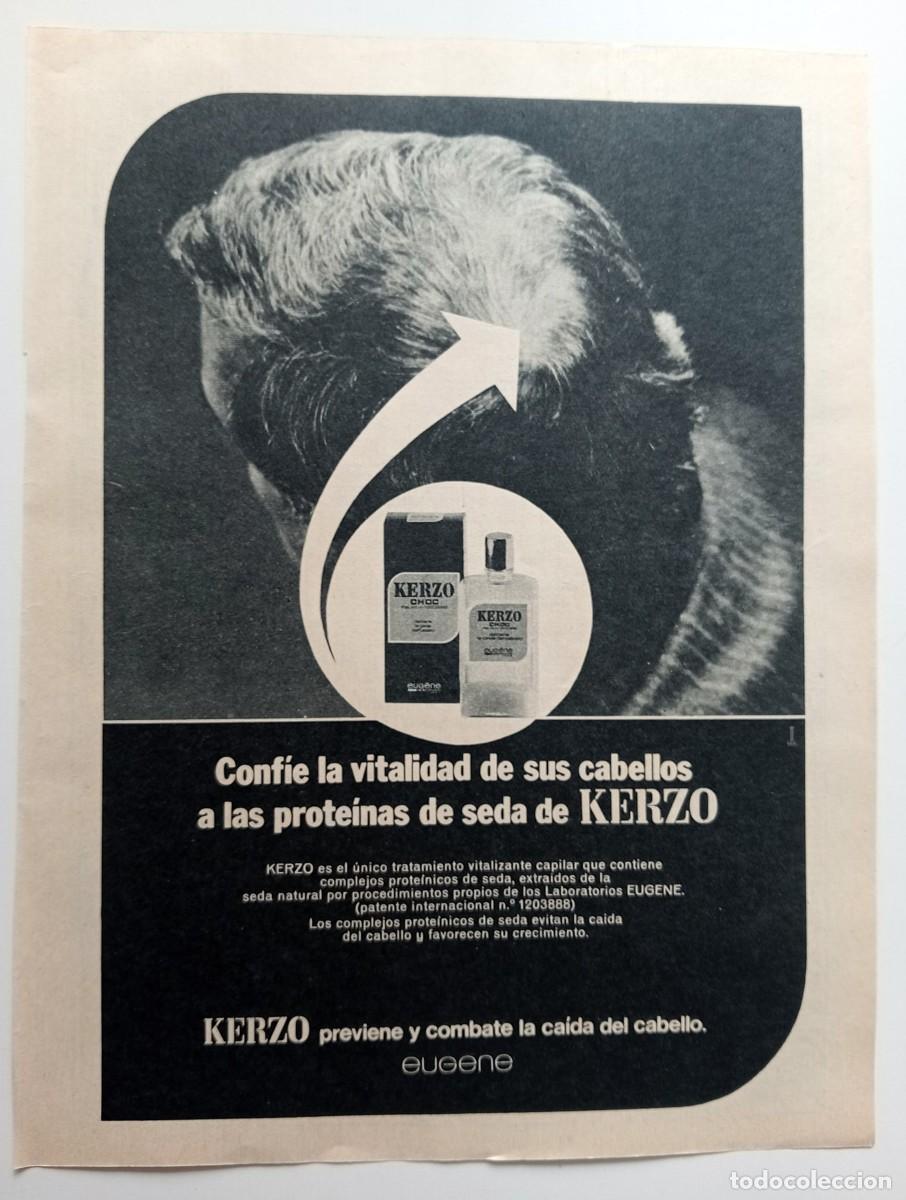 Otros art&iacute;culos de coleccionismo en papel: COLECIONISMO PAPEL ANTIGUO ANUNCIO PUBLICITARIO KERZO ANTICA&Iacute;DA CABELLOS