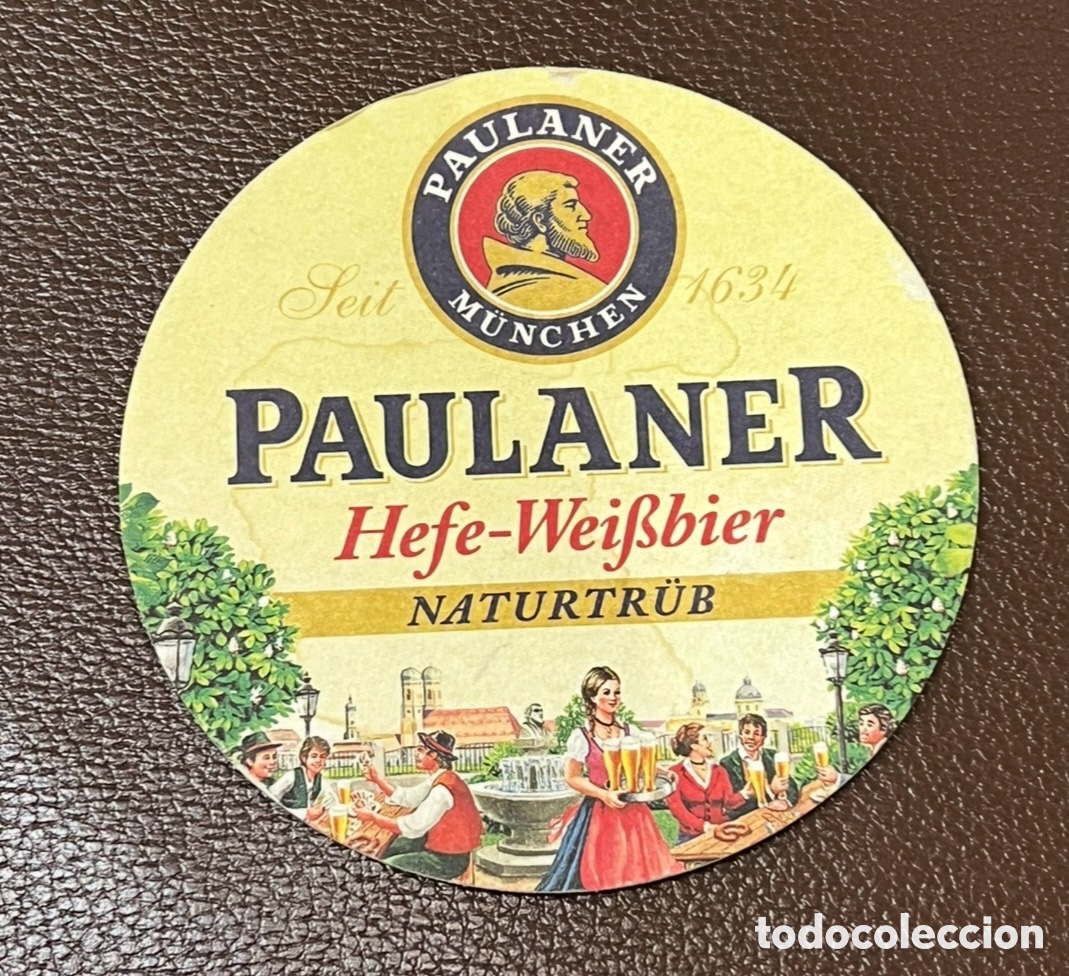 Otros art&iacute;culos de coleccionismo en papel: Posavasos. Cerveza PAULANER. Munchen.