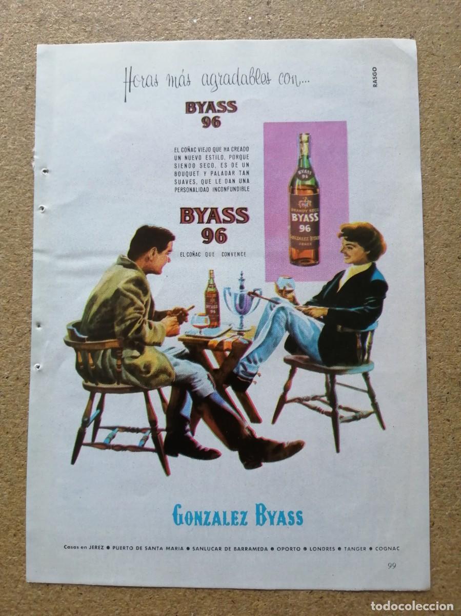 Otros art&iacute;culos de coleccionismo en papel: ANUNCIO. BRANDY BYASS 96