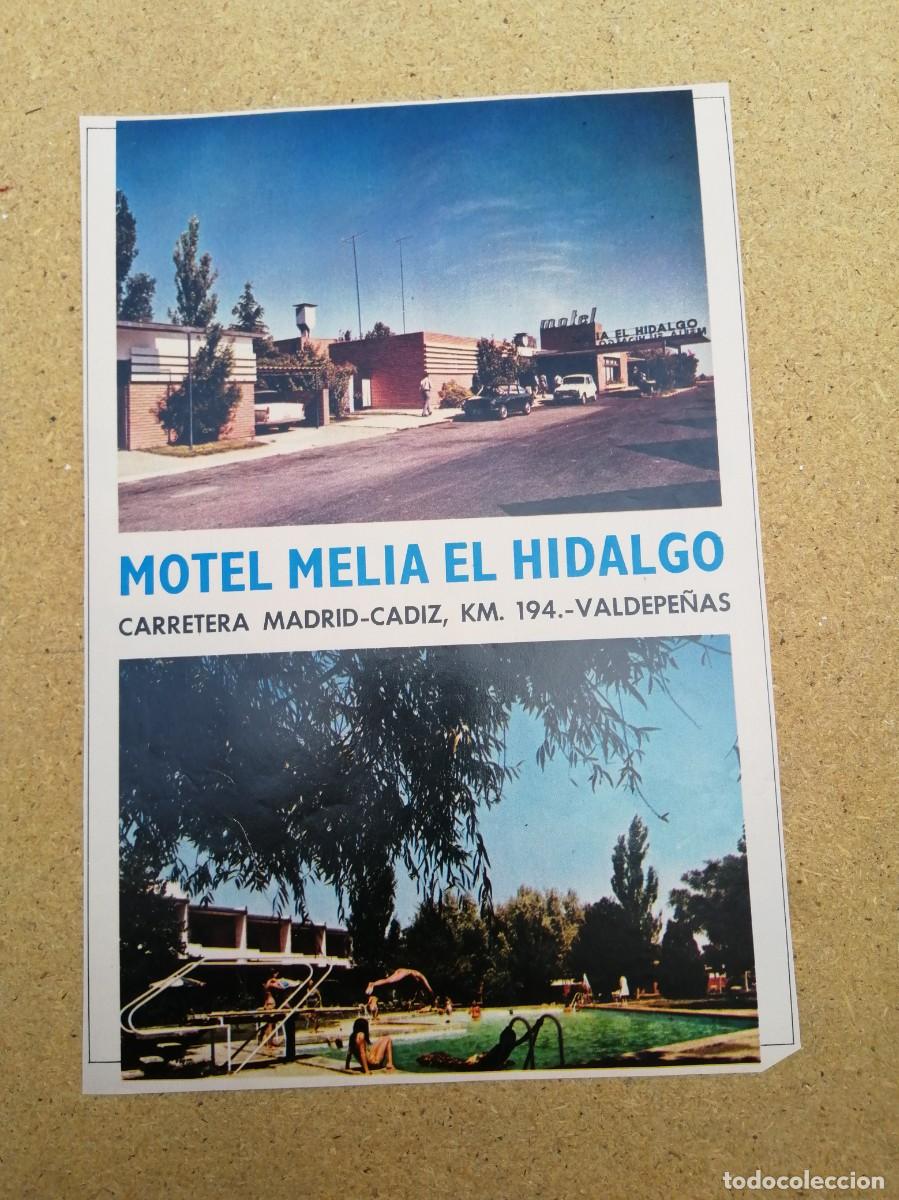 Otros art&iacute;culos de coleccionismo en papel: ANUNCIO. MOTEL MELIA EL HIDALGO, VALDEPE&Ntilde;AS