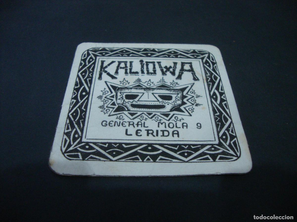 Otros art&iacute;culos de coleccionismo en papel: POSAVASOS KALIOWA LERIDA