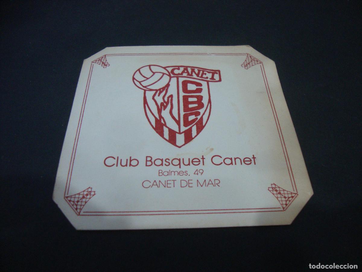 Otros art&iacute;culos de coleccionismo en papel: POSAVASOS CLUB BASQUET CANET