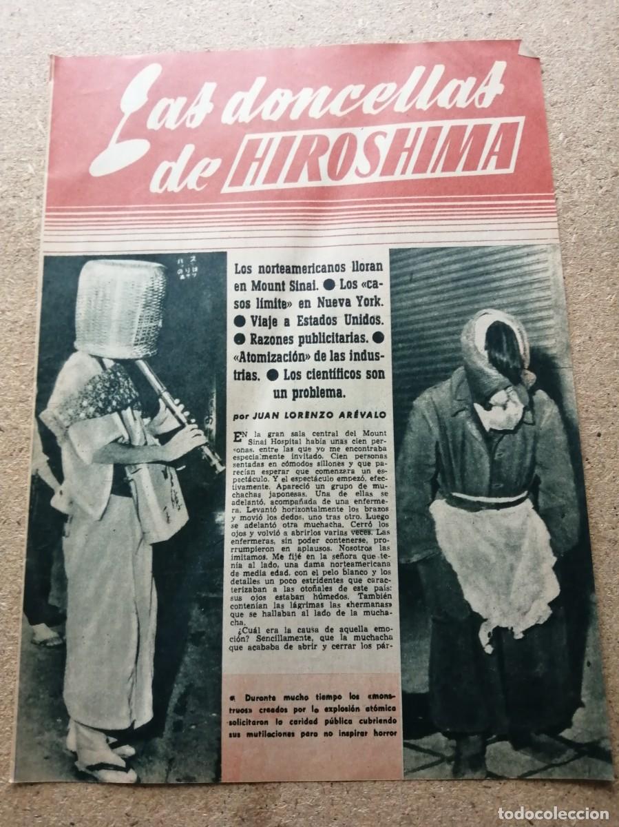 Otros art&iacute;culos de coleccionismo en papel: REPORTAJE. LAS DONCELLAS DE HIROSHIMA