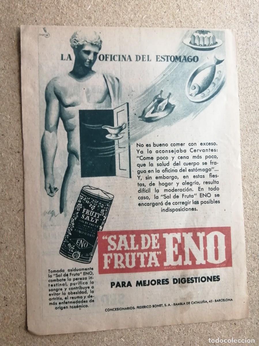 Altri oggetti di carta: ANUNCIO. SAL DE FRUTAS ENO