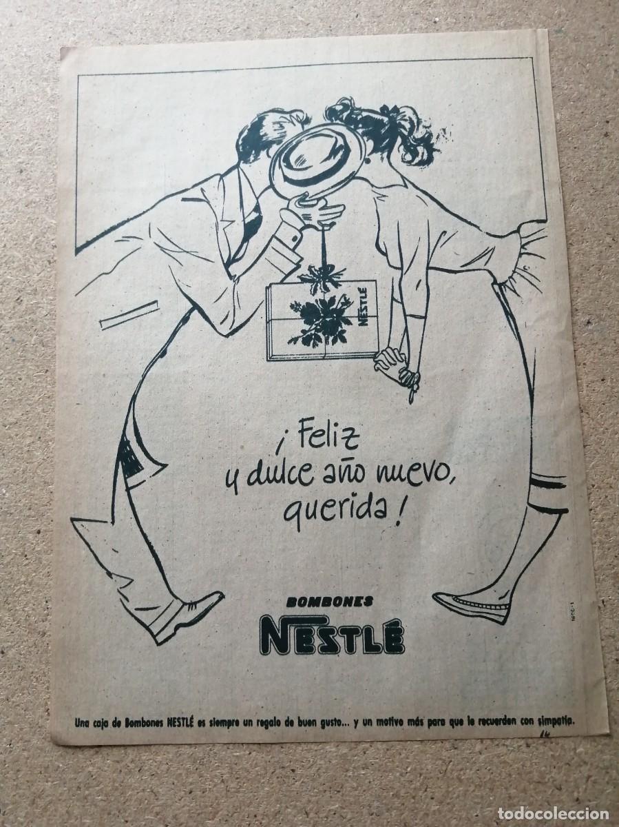 Otros art&iacute;culos de coleccionismo en papel: ANUNCIO. CHOCOLATES NESTLE