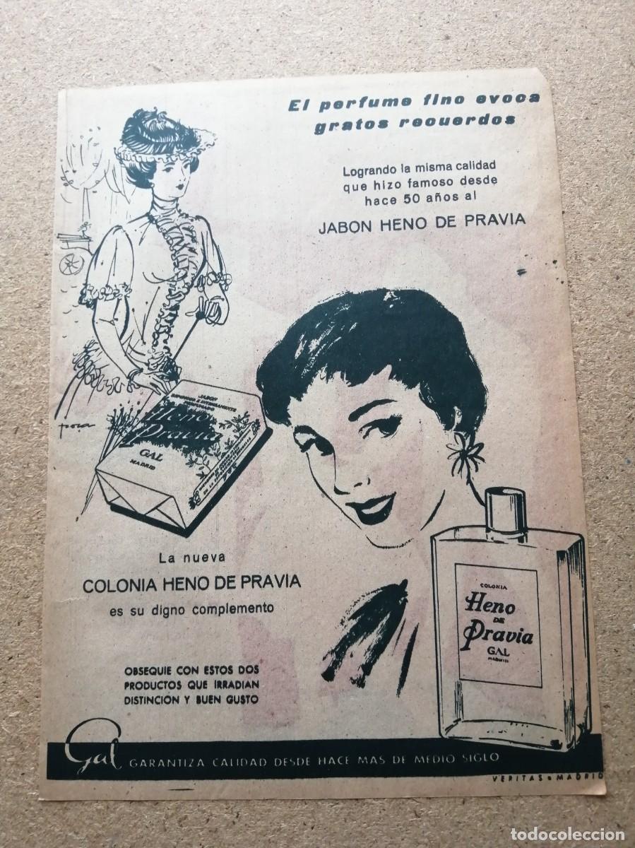 Otros art&iacute;culos de coleccionismo en papel: ANUNCIO. JABON Y COLONIA HENO DE PRAVIA