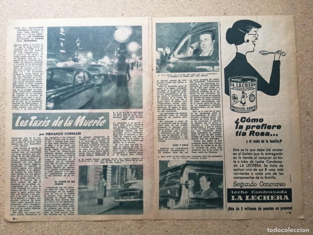 Otros art&iacute;culos de coleccionismo en papel: REPORTAJE. LOS TAXIS DE LA MUERTE
