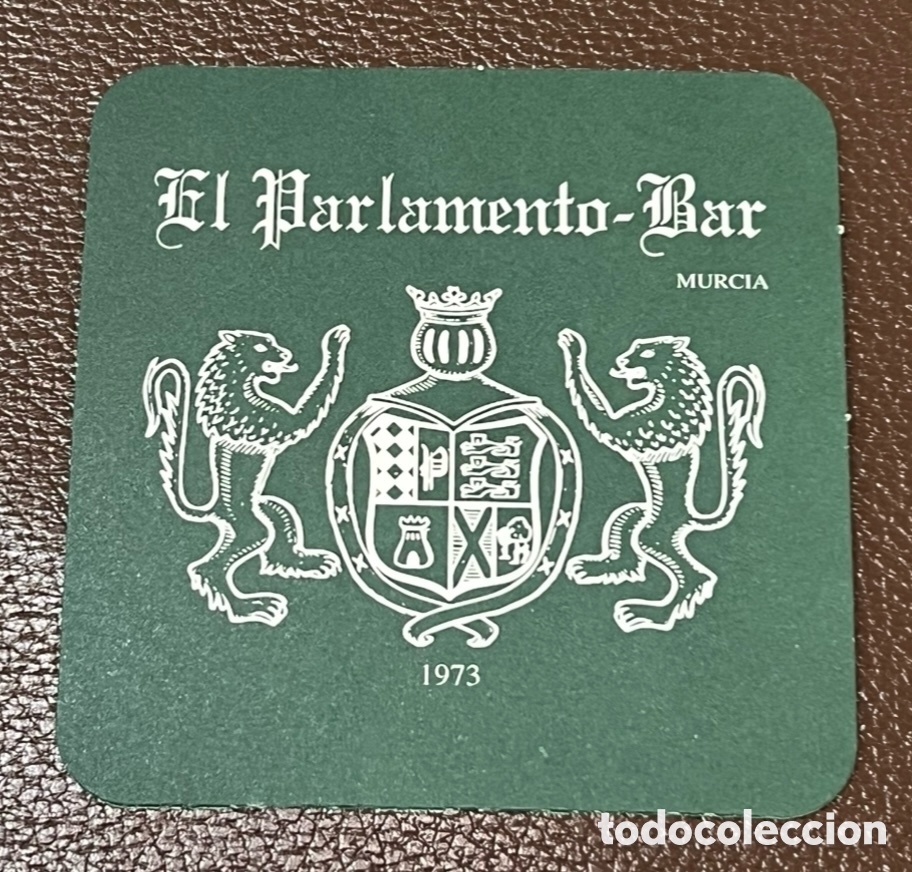 Otros art&iacute;culos de coleccionismo en papel: Posavasos. El Parlamento Bar. Murcia.