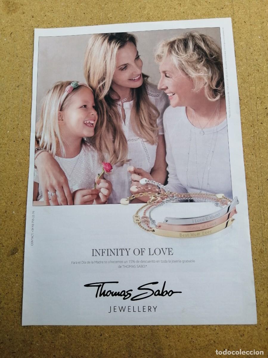 Otros art&iacute;culos de coleccionismo en papel: ANUNCIO. THOMAS SABO. JEWELERY