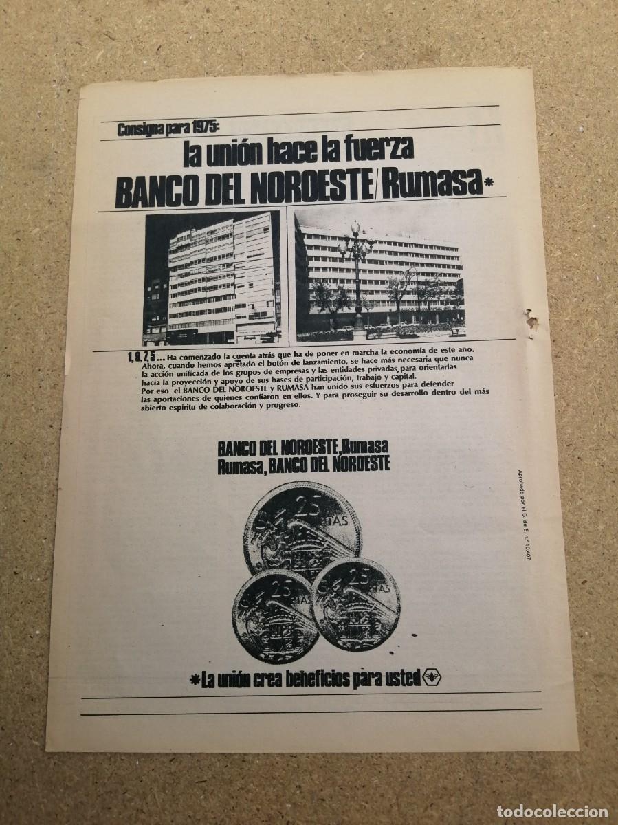 Otros art&iacute;culos de coleccionismo en papel: ANUNCIO. BANCO DEL NOROESTE, RUMASA