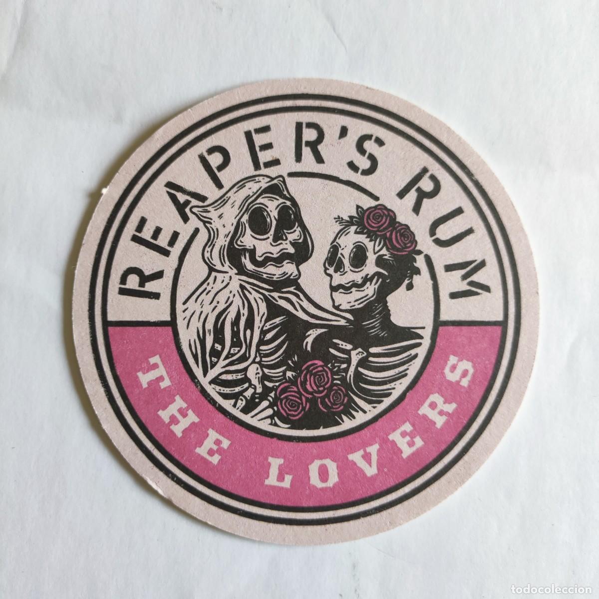 Otros art&iacute;culos de coleccionismo en papel: POSAVASOS RON - REAPER'S RUM - SPICED RUM / THE LOVERS - MUERTE TERROR ESQUELETO