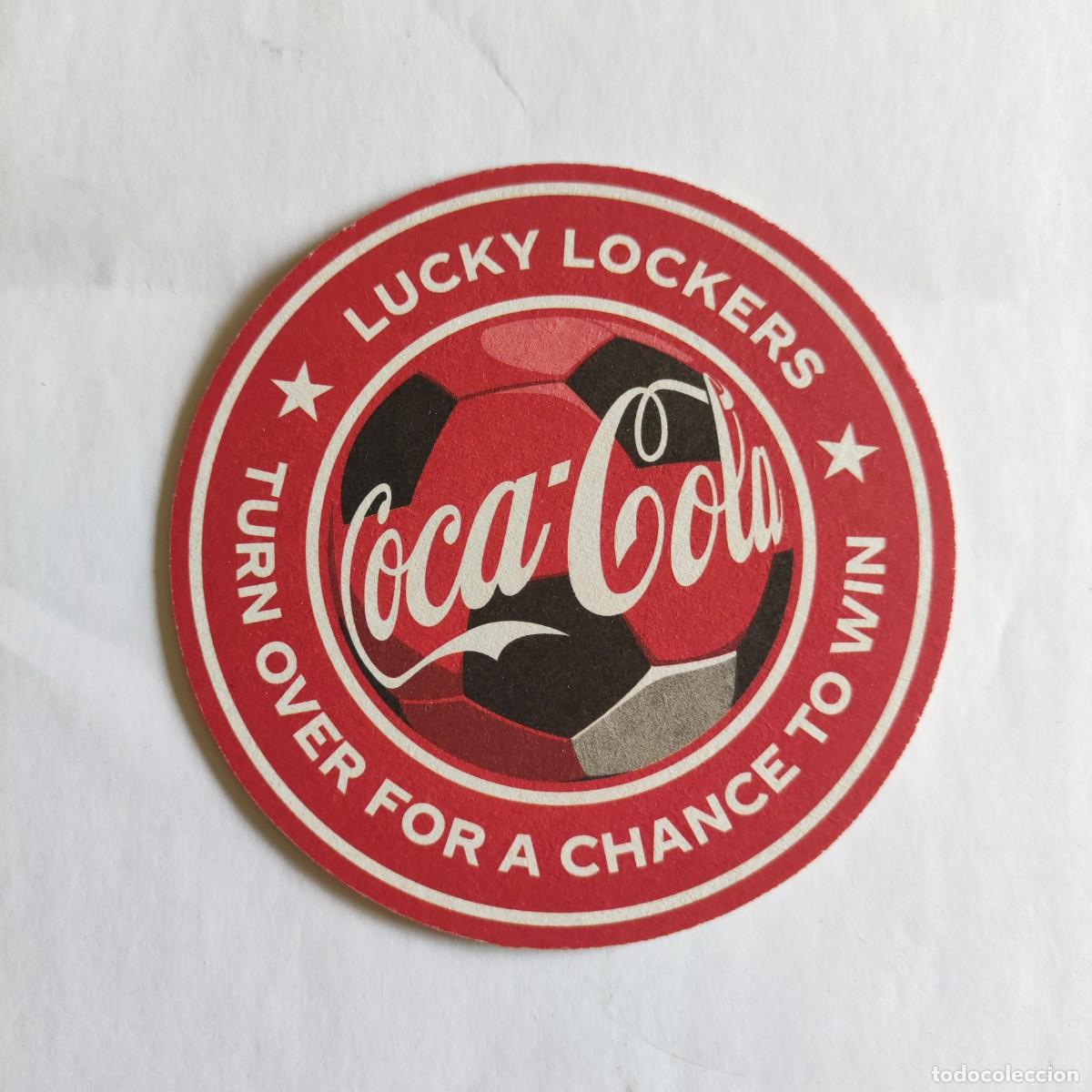 Otros art&iacute;culos de coleccionismo en papel: POSAVASOS COCA-COLA - LUCKY LOCKERS - FUTBOL DEPORTES ESCOCIA