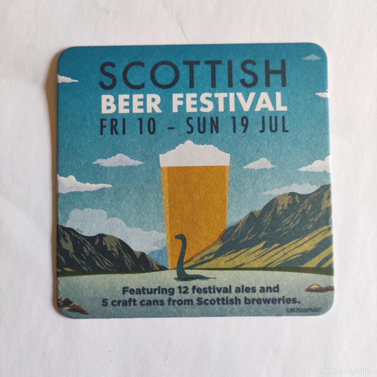 Otros art&iacute;culos de coleccionismo en papel: POSAVASOS CERVEZA - SCOTTISH BEER FESTIVAL 2026 - ESCOCIA MONSTRUO LAGO NESS