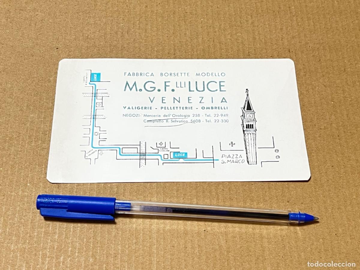 Otros art&iacute;culos de coleccionismo en papel: Antigua Publicidad de MGF lli LUCE VENEZIA maletas pieles paraguas