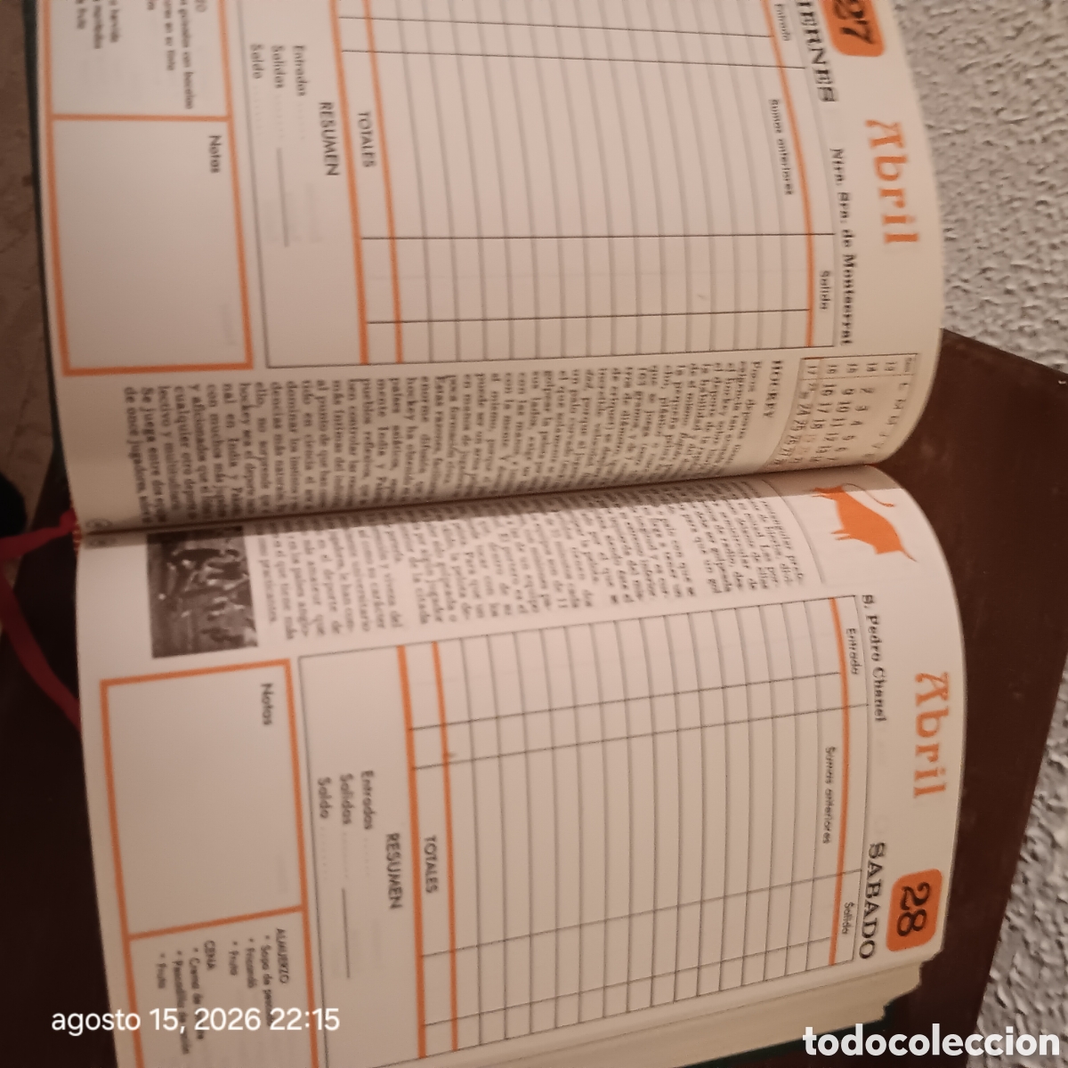 Otros art&iacute;culos de coleccionismo en papel: Agenda del ama de casa - Foto 4