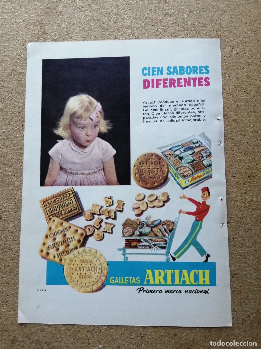 Otros art&iacute;culos de coleccionismo en papel: ANUNCIO. GALLETAS ARTIACH