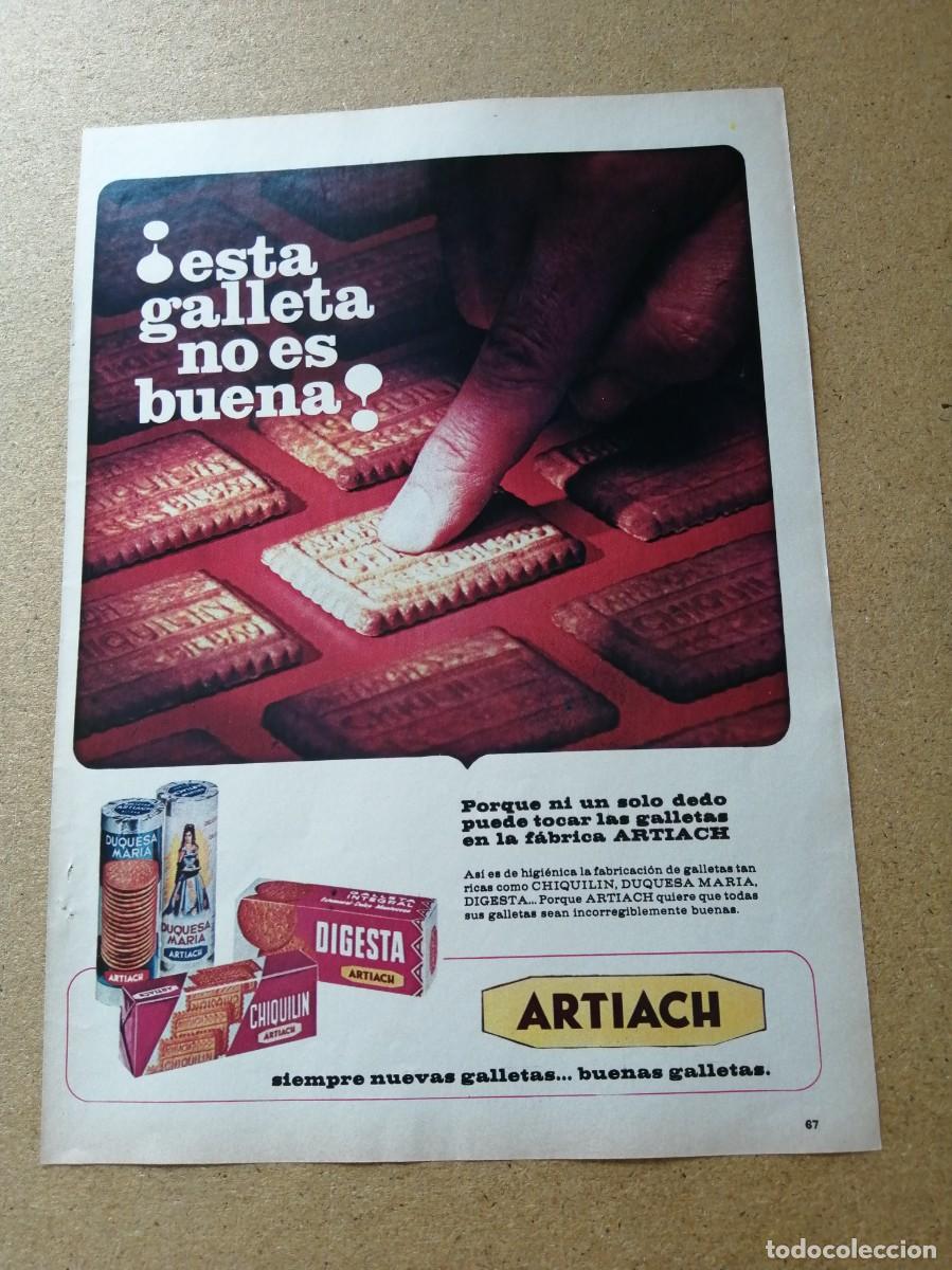 Otros art&iacute;culos de coleccionismo en papel: ANUNCIO. GALLETAS ARTIACH