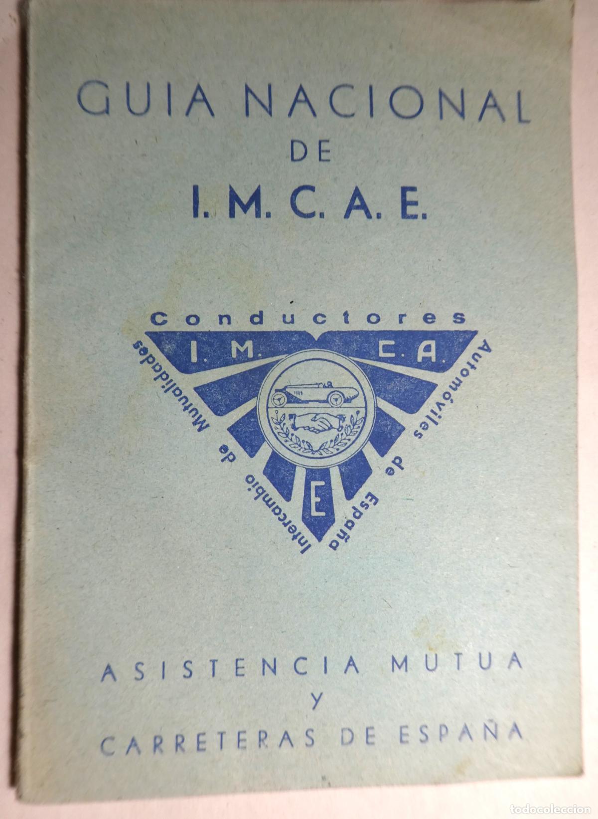 Otros art&iacute;culos de coleccionismo en papel: Gu&iacute;a Nacional de IMCAE Intercambio de Mutualidades de Conductores, nueva