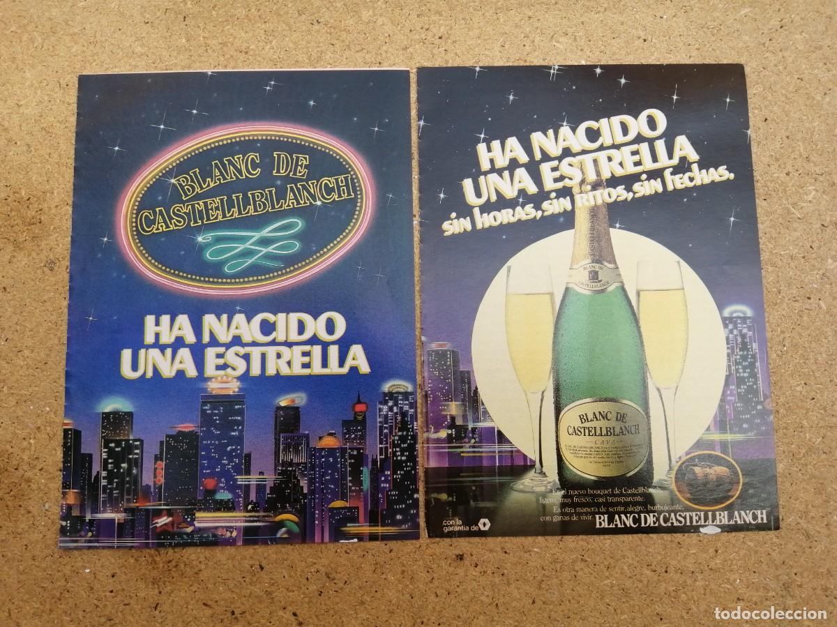 Sammelleidenschaft Andere Papierartikel: ANUNCIO. CAVA BLANC DE CASTELLBLANCH