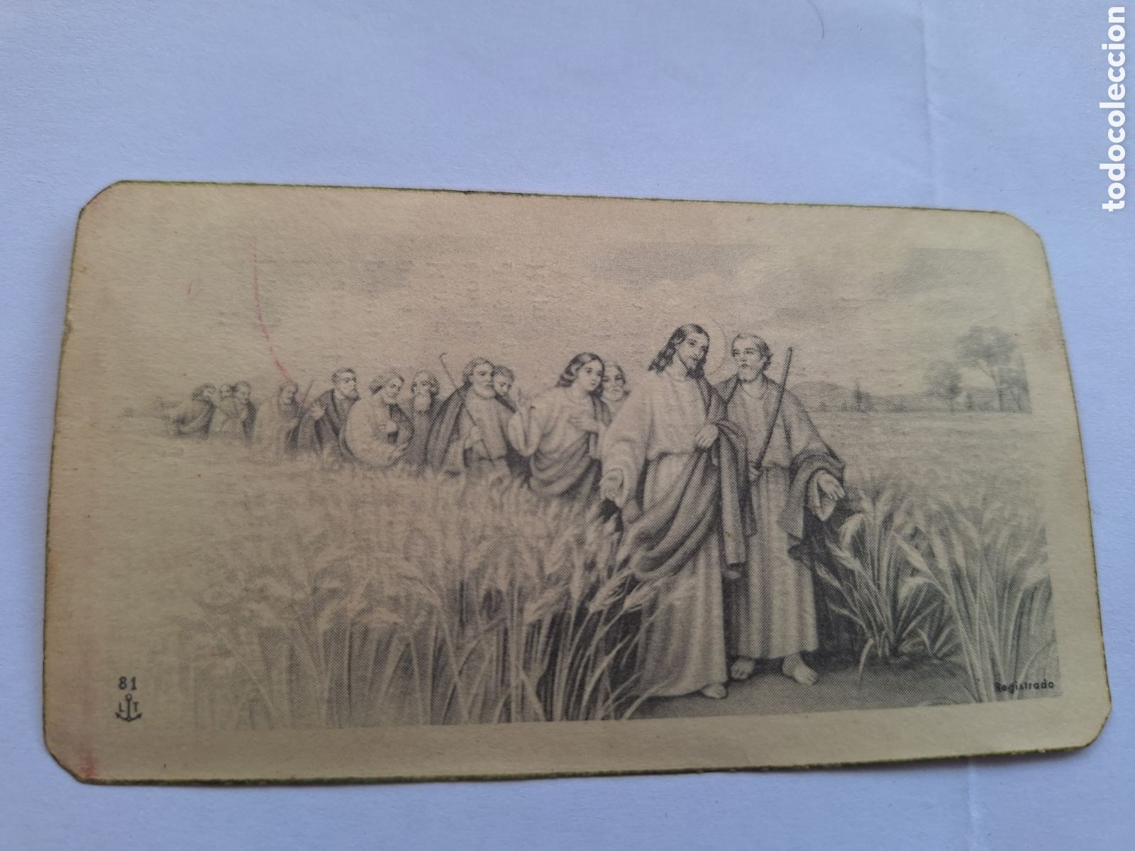 Otros art&iacute;culos de coleccionismo en papel: Estampa a&ntilde;o 1948 parroquia Virgen de la Paz