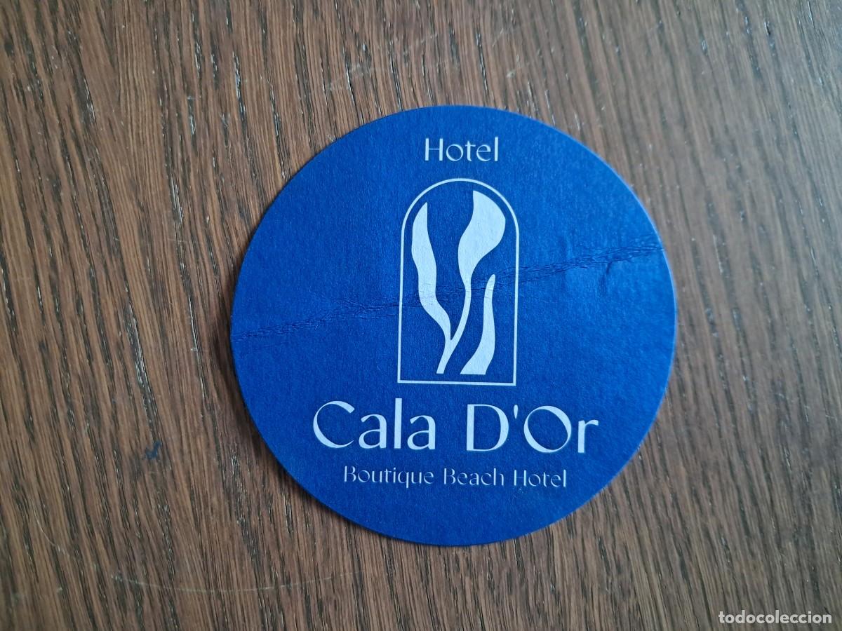 Outros artigos de papel: posavasos de publicidad, hotel Cala D'Or, boutique beach hotel.