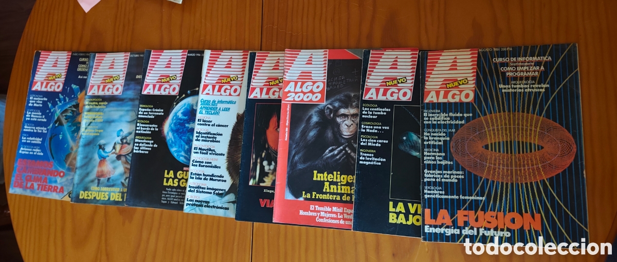 Otros art&iacute;culos de coleccionismo en papel: 8 Revistas de la editorial Algo