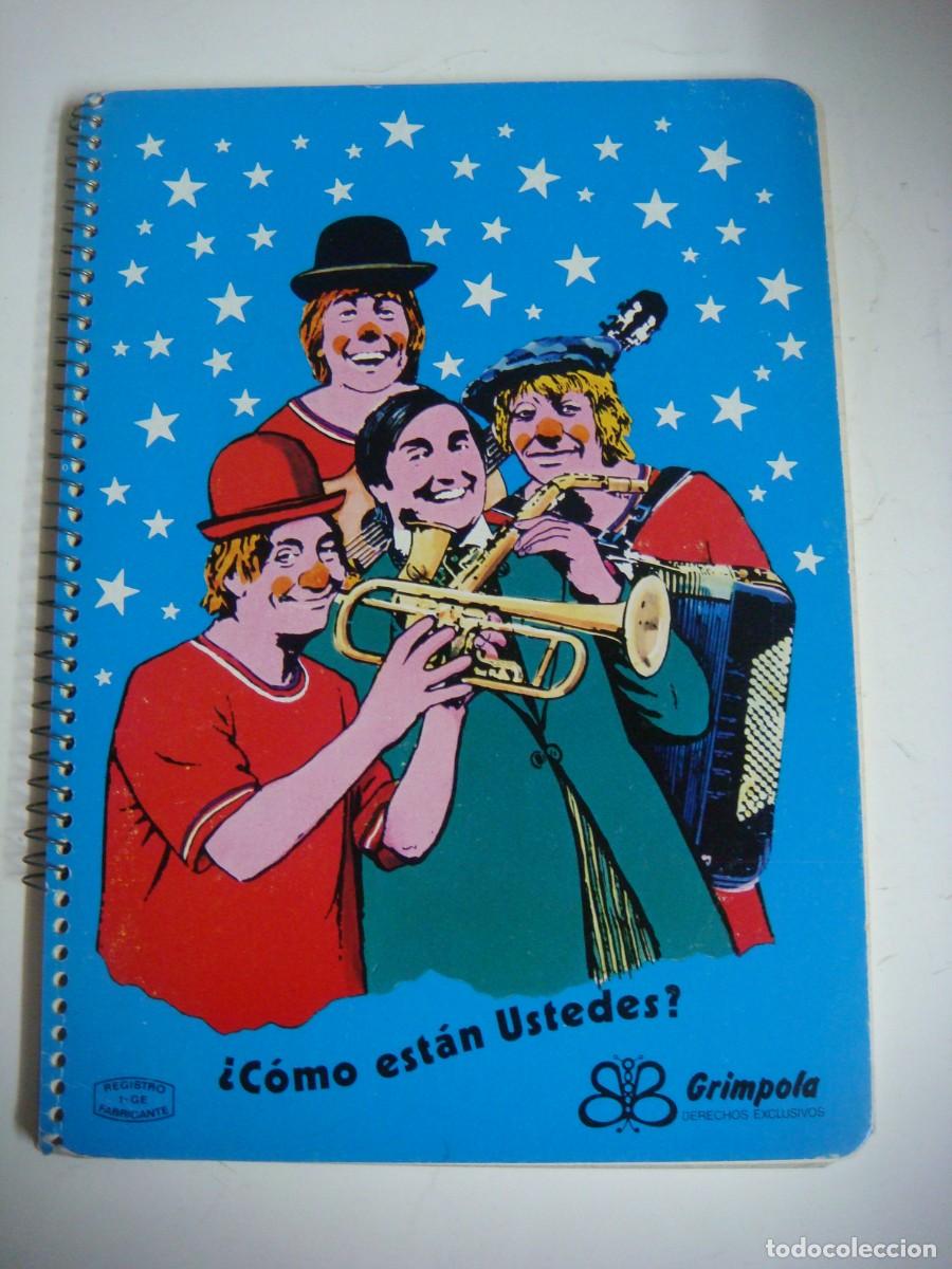 Sammelleidenschaft Andere Papierartikel: CUADERNO NUEVO CON LA PORTADA DE LOS PAYASOS DE LA TELE COMO ESTAN USTEDES-CAR-N&ordm;-4