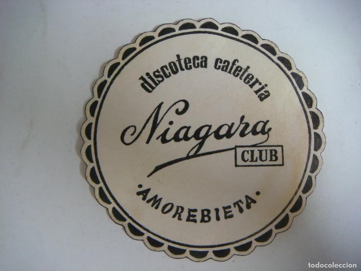 Otros art&iacute;culos de coleccionismo en papel: POSAVASOS DE PAPEL DE DISCOTECA CAFETERIA NIAGARA CLUB AMOREBIETA-CAR-N&ordm;-82-BIS