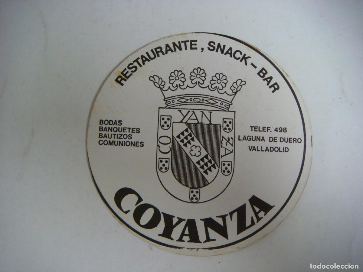 Otros art&iacute;culos de coleccionismo en papel: POSAVASOS DE PAPEL DE RESTAURANTE COYANZA LAGUNA DE DUERO VALLADOLID-CAR-N&ordm;-82-BIS